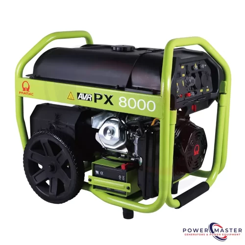Pramac 6kVA (PX8000) Petrol AVR Portable Generator with Electric Start