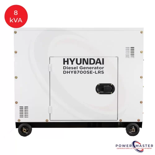 Hyundai 8kVA (DHY8700SE-LRS) Generator available at Power Master Generators Gold Coast 4