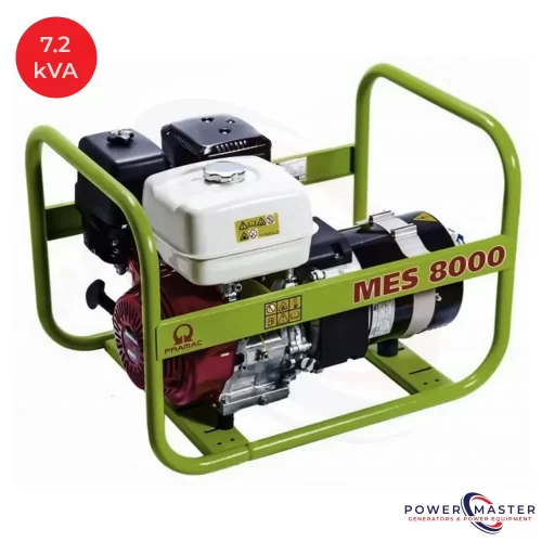 Pramac 7.2 kVA (MES8000) available at Power Master Generators