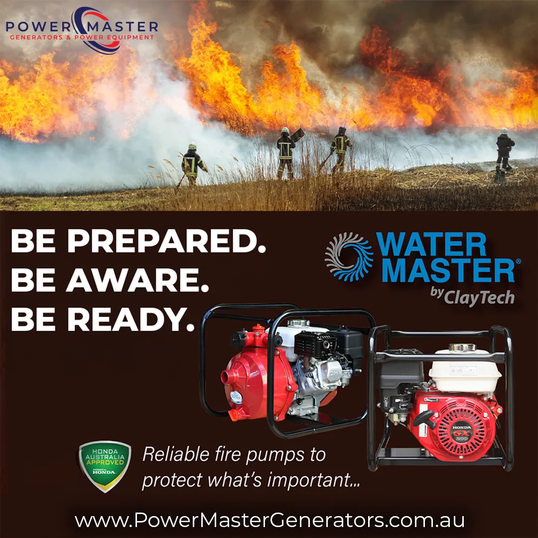 Introducing Water Master® Fire Pumps – Built Tough for Australian Fire Defence