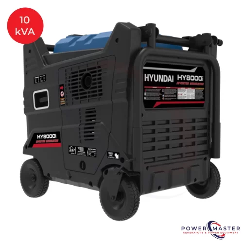 Hyundai 10kVA (HY8000i) Inverter Generator - available at Power Master Generators 4