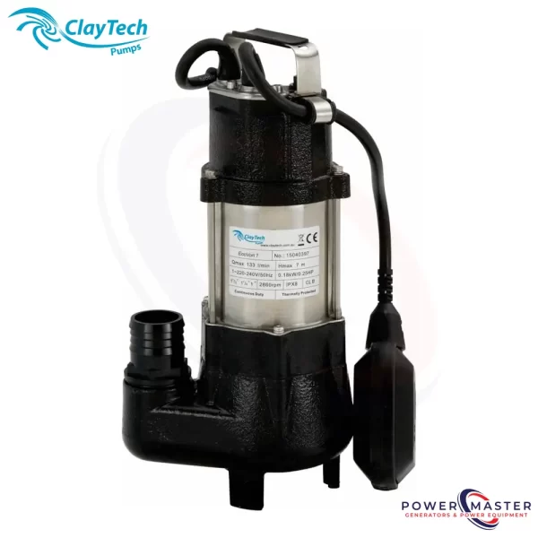 ClayTech Submersible Drainage Pump (BLUEVORT9)